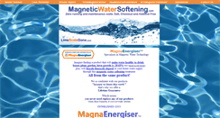 Desktop Screenshot of magneticwatersoftening.com